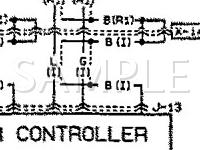 1992 Mazda 929  3.0 V6 GAS Wiring Diagram