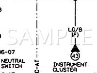 1992 Mazda B2200  2.2 L4 GAS Wiring Diagram