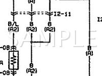 1992 Mazda Miata  1.6 L4 GAS Wiring Diagram