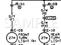 1992 Mazda MPV  2.6 L4 GAS Wiring Diagram