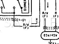 1992 Mazda MX-3 GS 1.8 V6 GAS Wiring Diagram