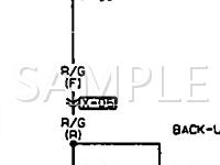 1992 Mazda 323 SE 1.6 L4 GAS Wiring Diagram
