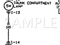 1992 Mazda 323  1.6 L4 GAS Wiring Diagram