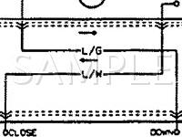 1992 Mazda Protege LX 1.8 L4 GAS Wiring Diagram
