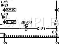 1992 Mazda 323  1.6 L4 GAS Wiring Diagram