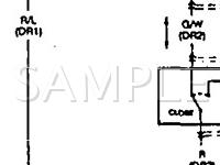 1993 Mazda 626 DX 2.0 L4 GAS Wiring Diagram