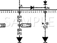 1993 Mazda MPV  3.0 V6 GAS Wiring Diagram