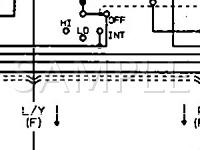 1994 Mazda 323  1.6 L4 GAS Wiring Diagram