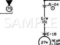 1995 Mazda 626 DX 2.0 L4 GAS Wiring Diagram