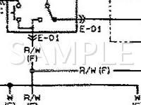 1995 Mazda 626 LX 2.0 L4 GAS Wiring Diagram