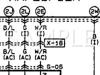 1995 Mazda 929  3.0 V6 GAS Wiring Diagram