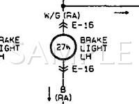 1995 Mazda 929  3.0 V6 GAS Wiring Diagram