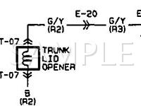 1995 Mazda 929  3.0 V6 GAS Wiring Diagram