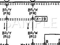 1995 Mazda 929  3.0 V6 GAS Wiring Diagram