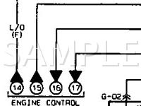 1995 Mazda Miata  1.8 L4 GAS Wiring Diagram