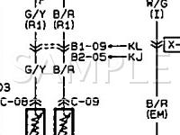 1995 Mazda Millenia S 2.3 V6 GAS Wiring Diagram