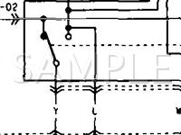 1995 Mazda MX-3 Precedia 1.6 L4 GAS Wiring Diagram