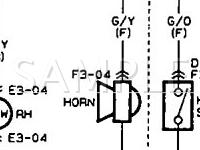 1995 Mazda Protege  1.5 L4 GAS Wiring Diagram