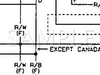 1995 Mazda Protege ES 1.8 L4 GAS Wiring Diagram