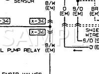 1997 Mazda MPV  3.0 V6 GAS Wiring Diagram