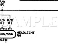 1997 Mazda Protege LX 1.5 L4 GAS Wiring Diagram