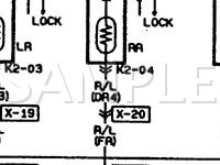1997 Mazda Protege ES 1.8 L4 GAS Wiring Diagram