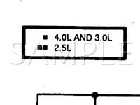 1999 Mazda B4000  4.0 V6 GAS Wiring Diagram