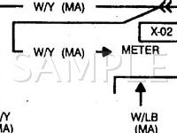 1999 Mazda B4000  4.0 V6 GAS Wiring Diagram