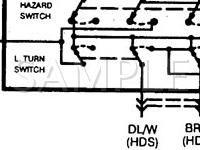 1998 Mazda B2500  2.5 L4 GAS Wiring Diagram