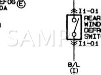 1998 Mazda Protege DX 1.5 L4 GAS Wiring Diagram