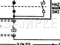 1999 Mazda Protege  1.8 L4 GAS Wiring Diagram