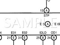 2001 Lexus RX300  3.0 V6 GAS Wiring Diagram