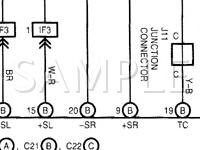 2001 Toyota Tacoma  2.7 L4 GAS Wiring Diagram