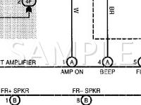 2000 Toyota Avalon  3.0 V6 GAS Wiring Diagram