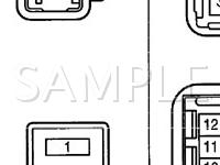 2000 Toyota Avalon  3.0 V6 GAS Wiring Diagram