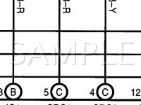 2001 Toyota Camry  2.2 L4 CNG Wiring Diagram