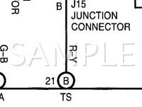 2001 Toyota Camry  3.0 V6 GAS Wiring Diagram