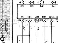 2001 Toyota Land Cruiser  4.7 V8 GAS Wiring Diagram