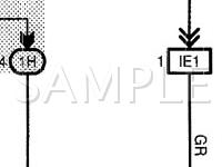 2001 Toyota Sequoia  4.7 V8 GAS Wiring Diagram