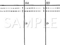 2001 Toyota Echo  1.5 L4 GAS Wiring Diagram