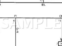2000 Toyota Corolla  1.8 L4 GAS Wiring Diagram