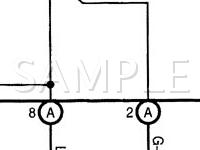 2001 Toyota Tacoma  3.4 V6 GAS Wiring Diagram