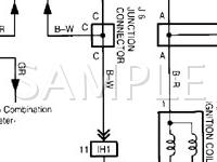 2000 Toyota Sienna  3.0 V6 GAS Wiring Diagram