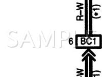 2002 Toyota Avalon XL 3.0 V6 GAS Wiring Diagram
