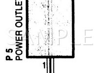 2002 Toyota Avalon XL 3.0 V6 GAS Wiring Diagram