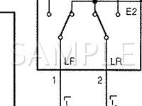 2002 Toyota Land Cruiser  4.7 V8 GAS Wiring Diagram