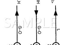 2002 Toyota Prius  1.5 L4 ELECTRIC/GAS Wiring Diagram