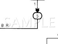 2003 Toyota Avalon XL 3.0 V6 GAS Wiring Diagram