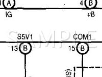 2003 Toyota Land Cruiser  4.7 V8 GAS Wiring Diagram