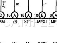 2003 Toyota MR2 Spyder  1.8 L4 GAS Wiring Diagram